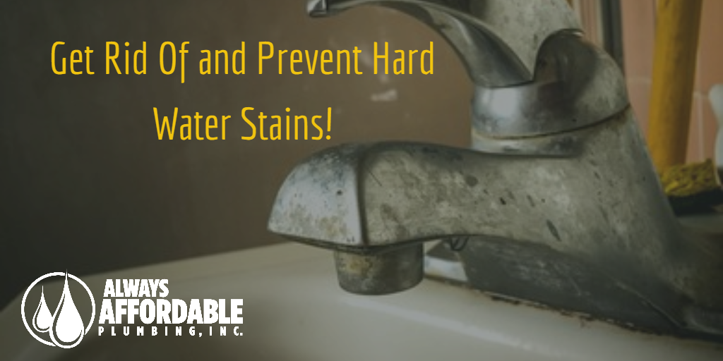 hard water stains