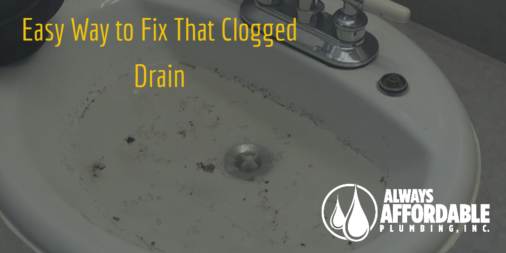 Easiest Way To Clear A Slow Bathroom Sink Always Affordable Plumbing - What Causes A Bathroom Sink To Drain Slowly